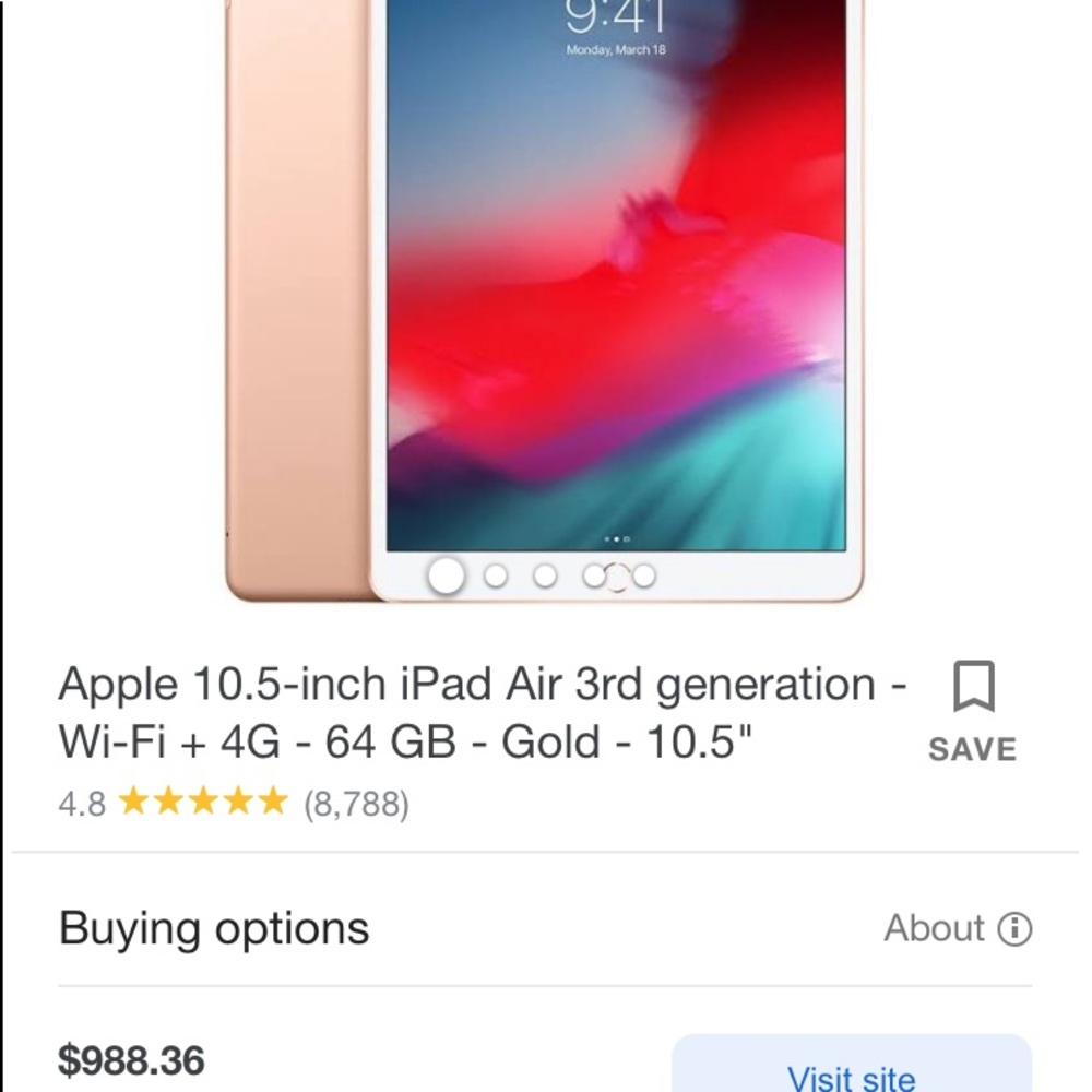 Apple iPad Air 3rd Gen - Picture 4 of 5
